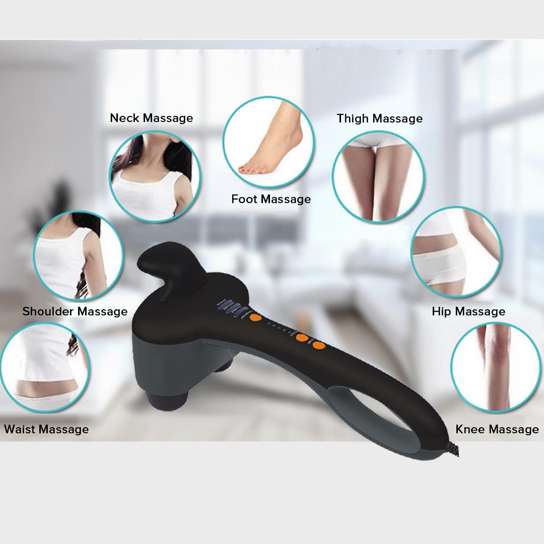 NNEAGS Portable Handheld Massager Soothing Heat Stimulate Blood Flow Foot Shoulder