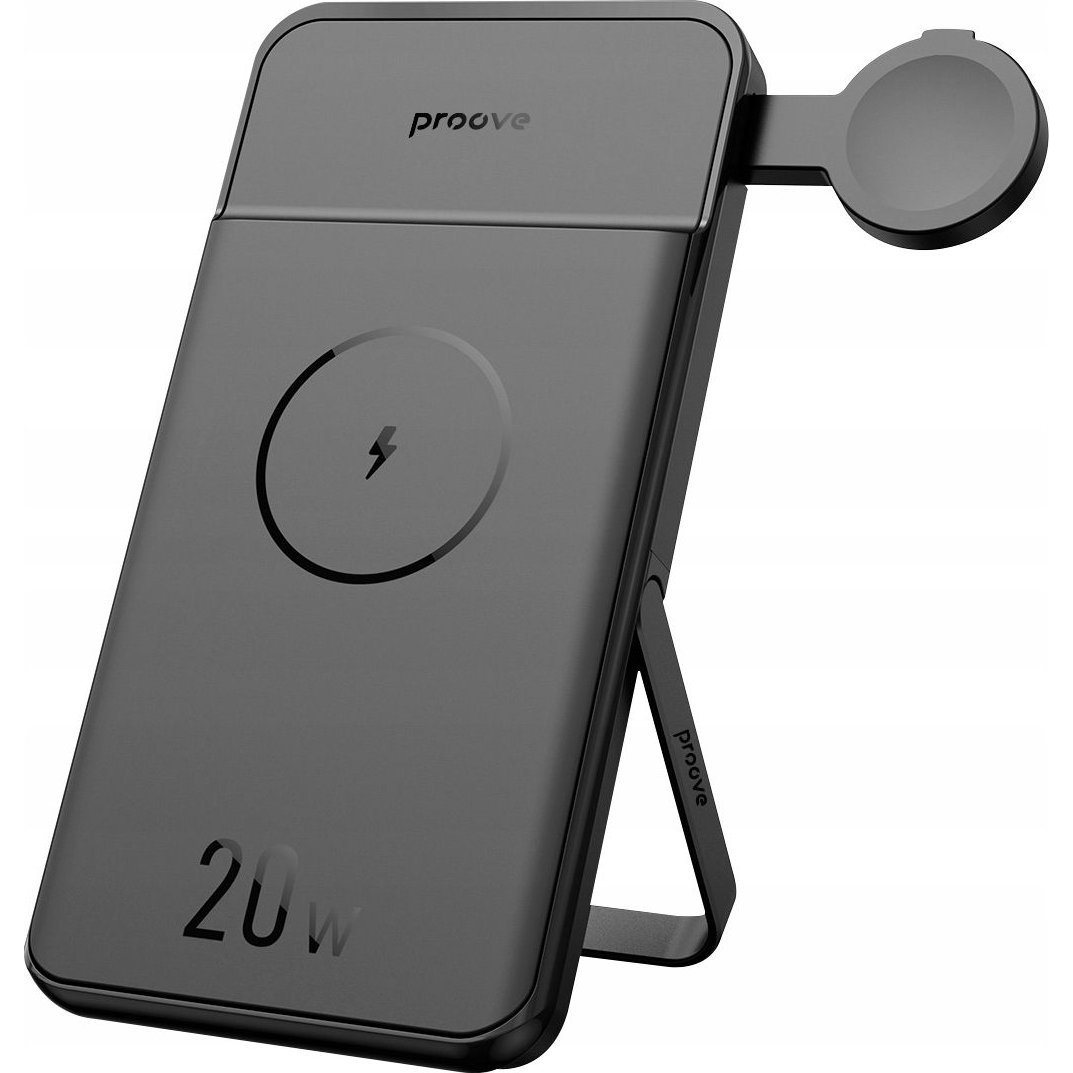 Proove Power Stand 2 Az 1-ben Powerbank 20W 10000 mAh-Fekete (SB9454)