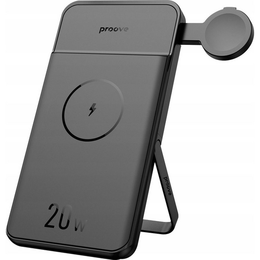 Proove Power Stand 2 Az 1-ben Powerbank 20W 10000 mAh-Fekete (SB9454)