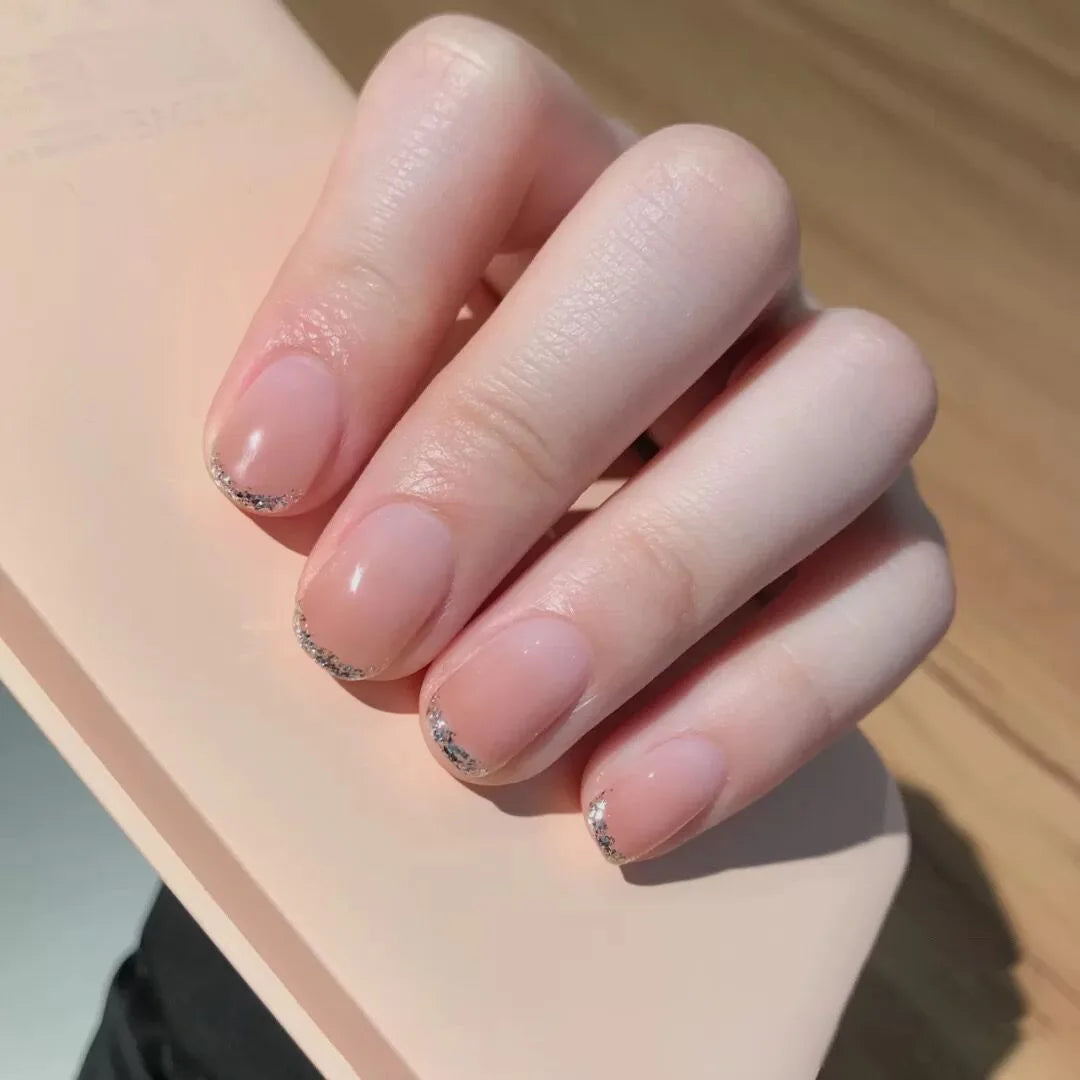 Charming Pink Flame Long Ballet Press-On Nails