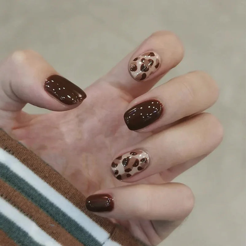 Charming Pink Flame Long Ballet Press-On Nails